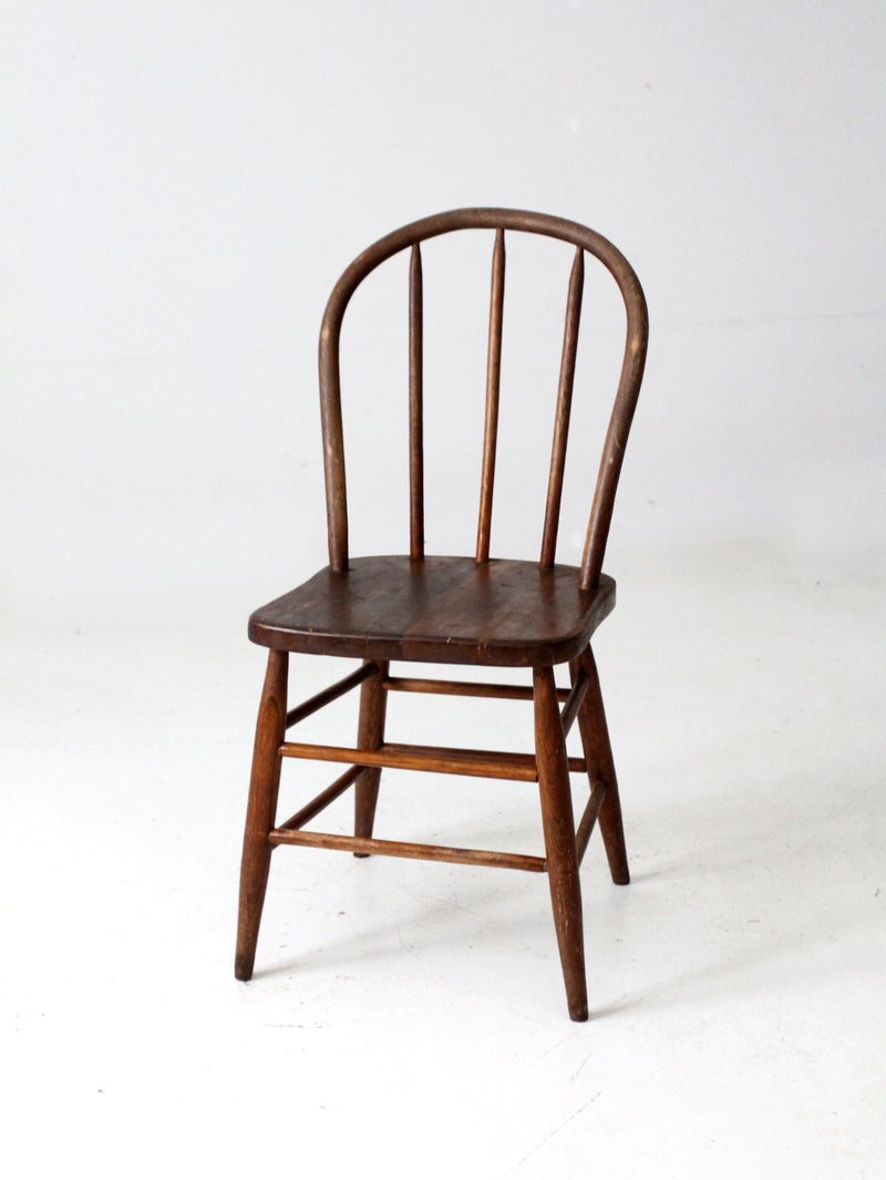 antique farmhouse spindle back chair