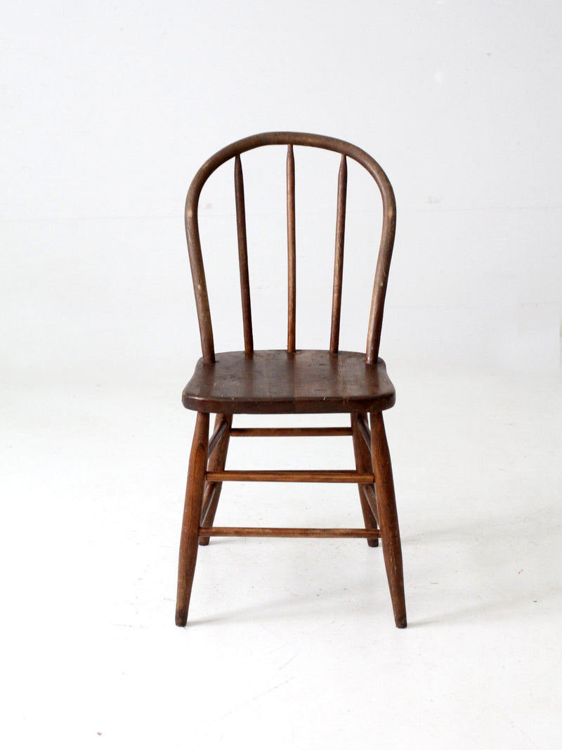 antique farmhouse spindle back chair