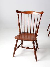 mid-century Windsor dining chairs set of 4