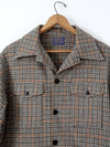 vintage 60s Pendleton plaid coat