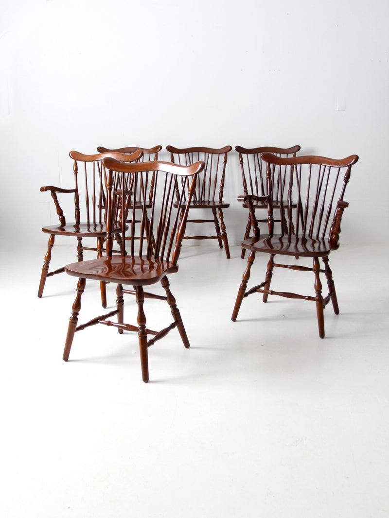 Jamestown Table Co. Windsor dining chairs set of 6
