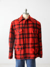 vintage plaid hunting coat