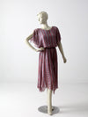 vintage 70s silk dress