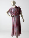 vintage 70s silk dress