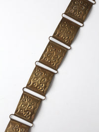 vintage 60s brass link belt
