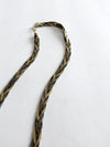 vintage braided chain necklace