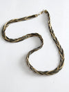 vintage braided chain necklace