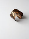 vintage signed copper cuff bracelet