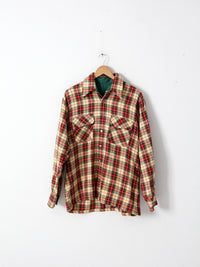 vintage 70s plaid shirt