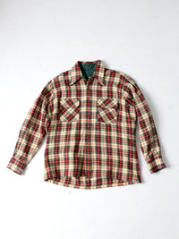 vintage 70s plaid shirt