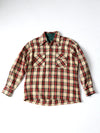 vintage 70s plaid shirt