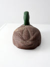 vintage cork wood mallard duck decoy