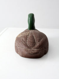 vintage cork wood mallard duck decoy