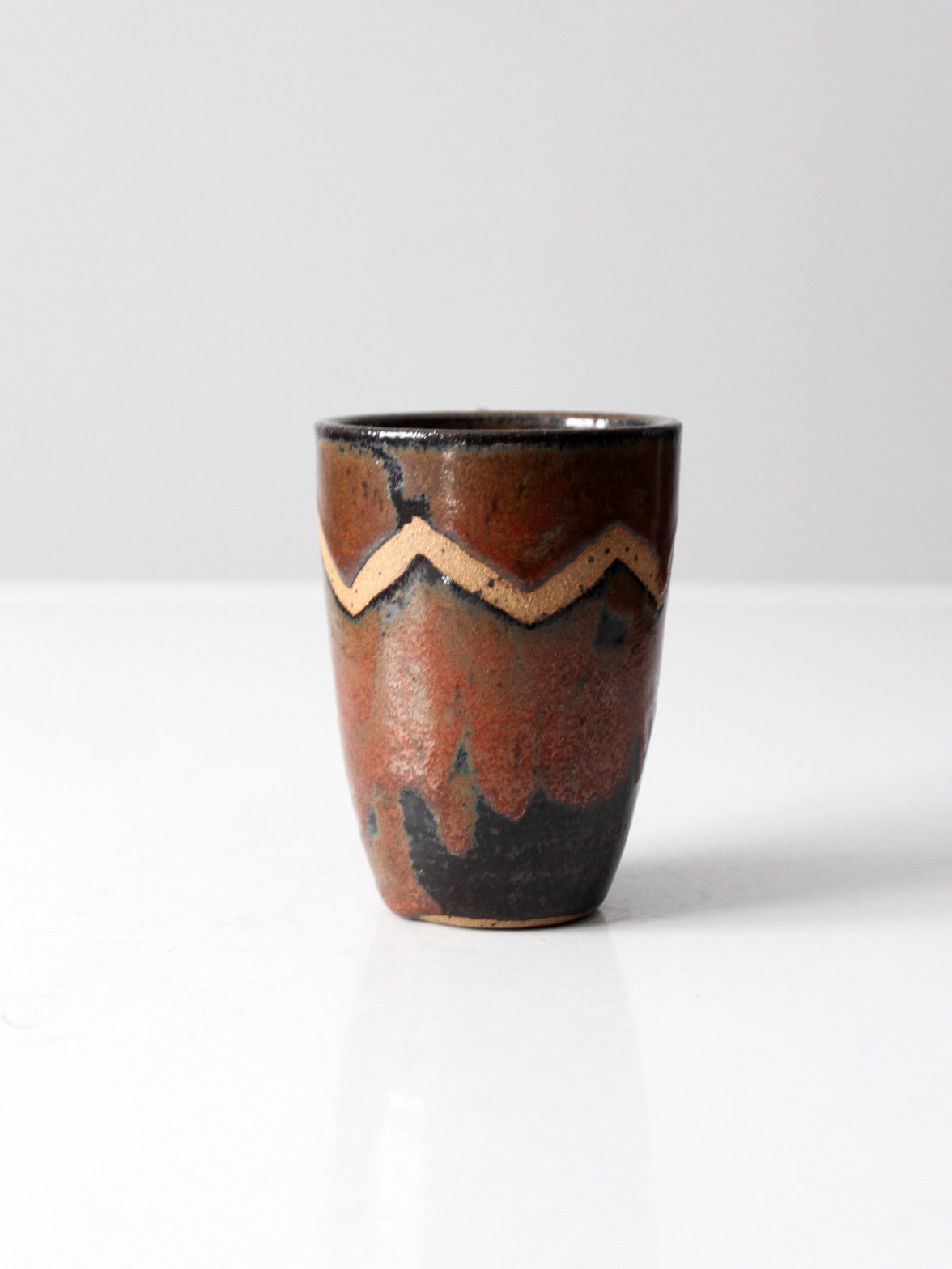 vintage studio pottery mug