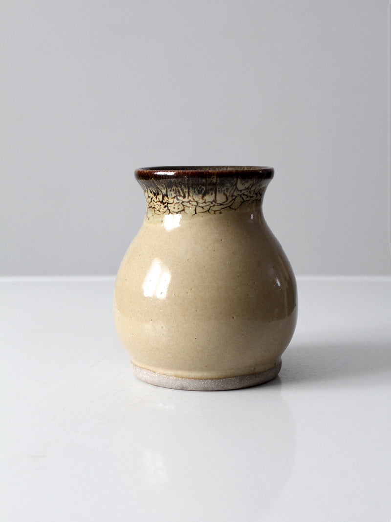 vintage studio pottery vase