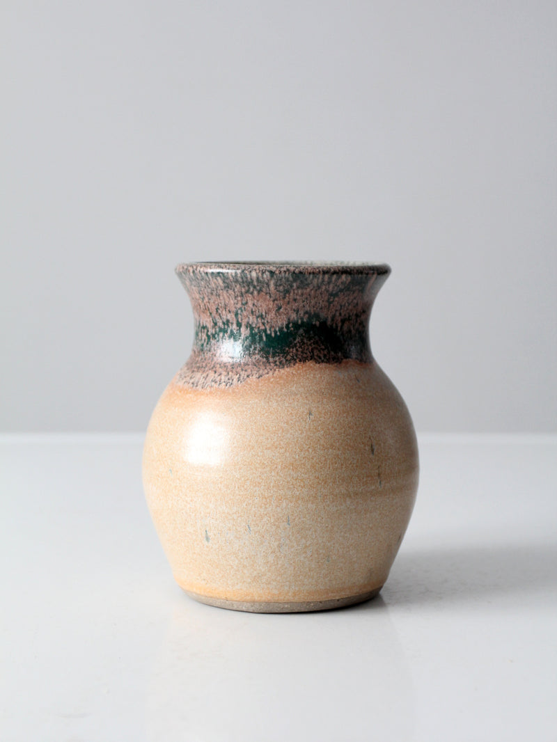 vintage studio pottery vase