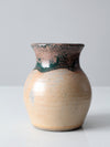 vintage studio pottery vase