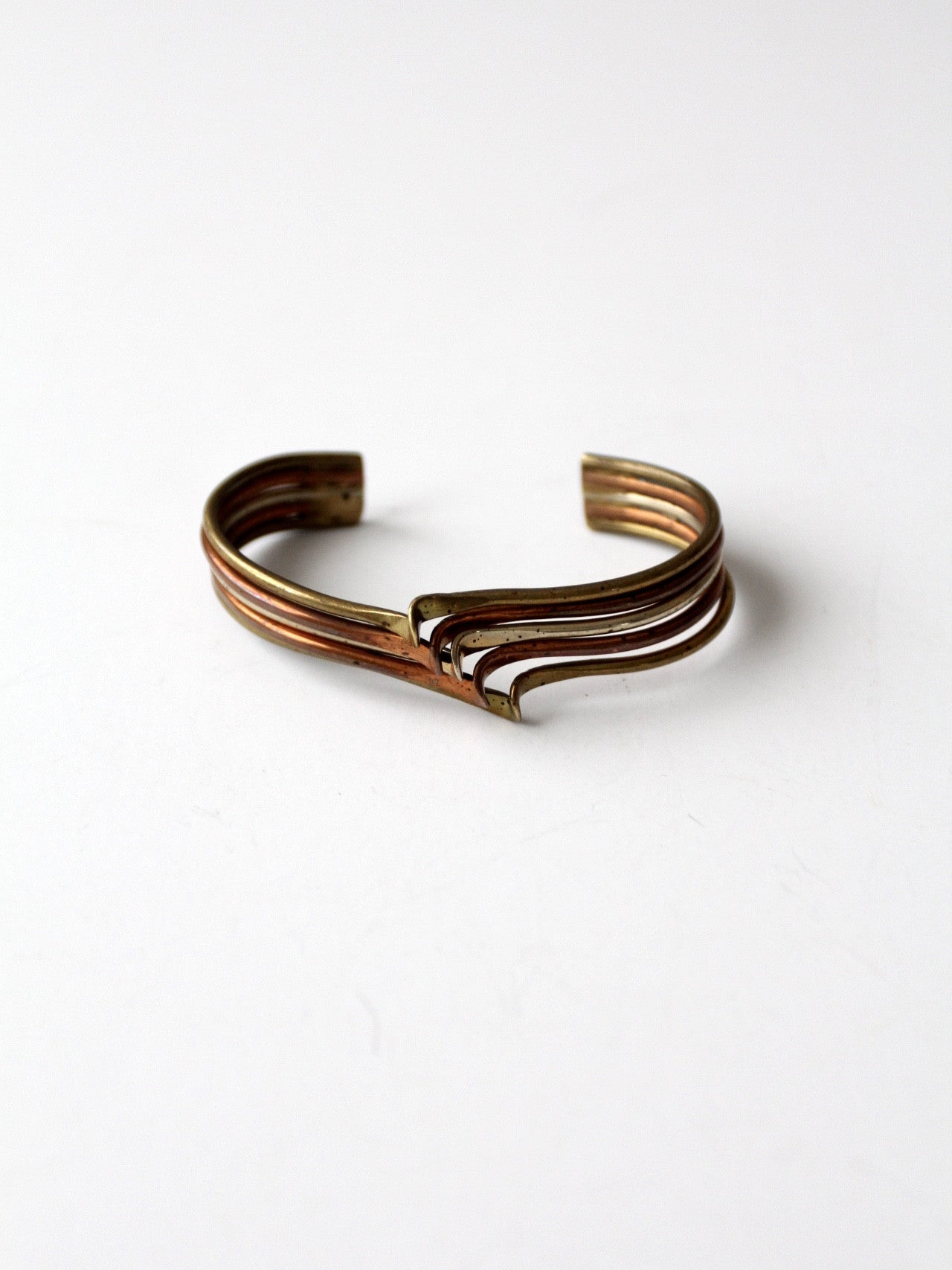 vintage 70s mixed metal jewelry set