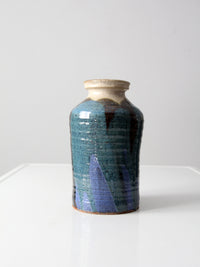 vintage studio pottery vase