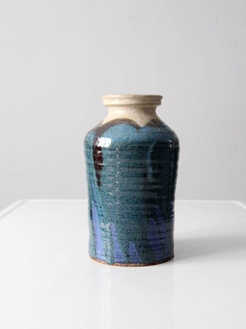 vintage studio pottery vase