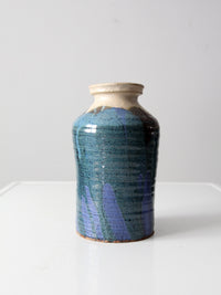 vintage studio pottery vase