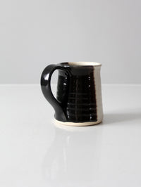 vintage studio pottery mug