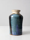 vintage studio pottery vase