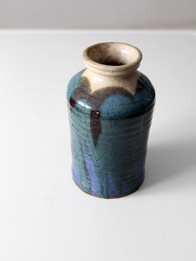 vintage studio pottery vase