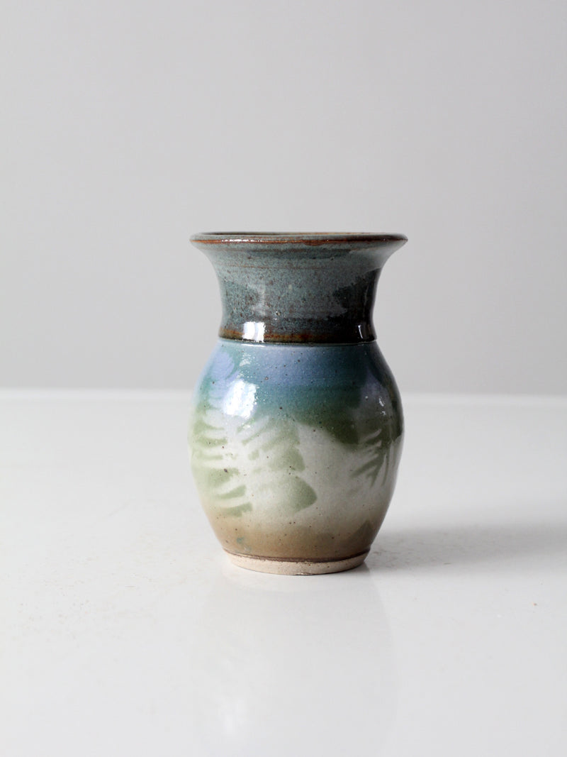 vintage studio pottery vase