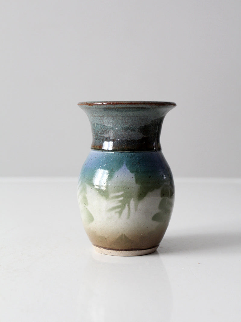 vintage studio pottery vase