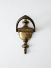 vintage brass door knocker