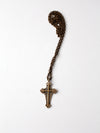 vintage cross pendant necklace