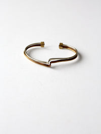 vintage 70s mixed metal jewelry set