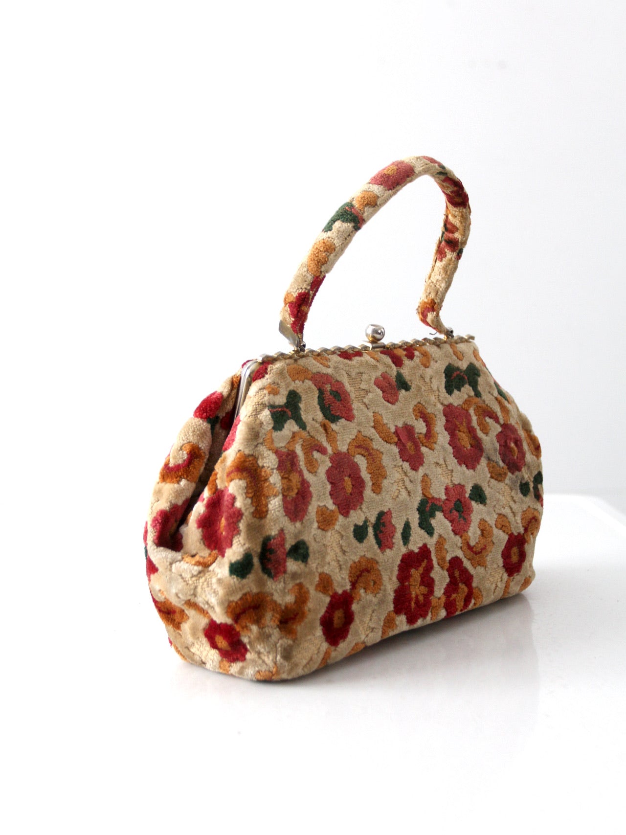 Vintage carpet sales bag purse