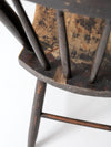 antique painted wood chair