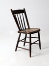 antique painted wood chair