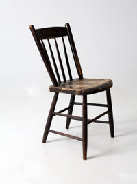 antique painted wood chair