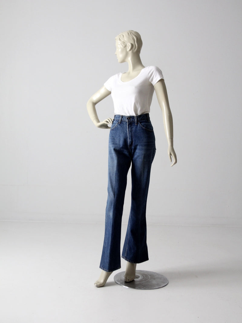 vintage 70s Levis 646 denim jeans, 28 x 32
