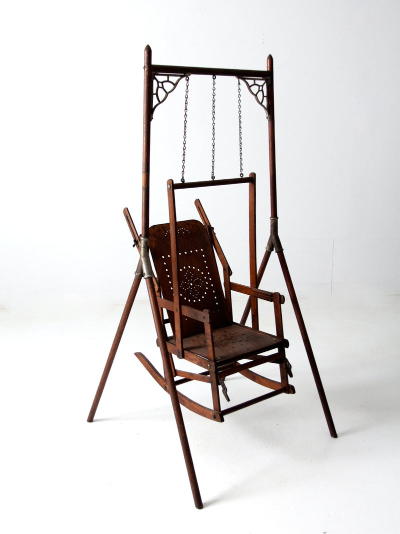 antique décorative swing chair