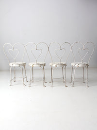 vintage ice cream parlor chairs set of 4