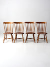 vintage Windsor dining chairs set of 4