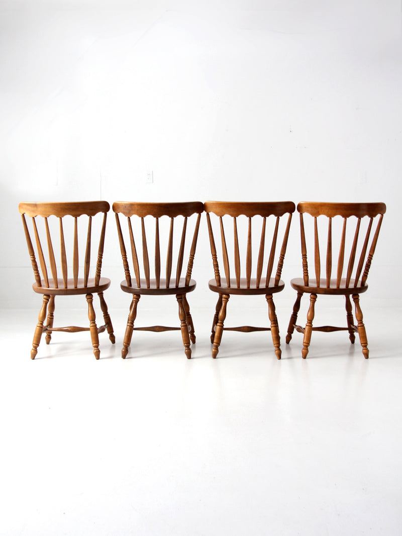 vintage Windsor dining chairs set of 4