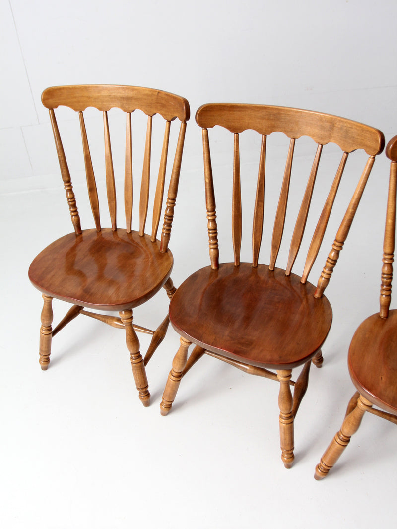 vintage Windsor dining chairs set of 4