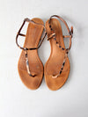 vintage Dolce & Gabbana thong ankle strap sandals