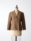 vintage 80s Ralph Lauren tweed blazer