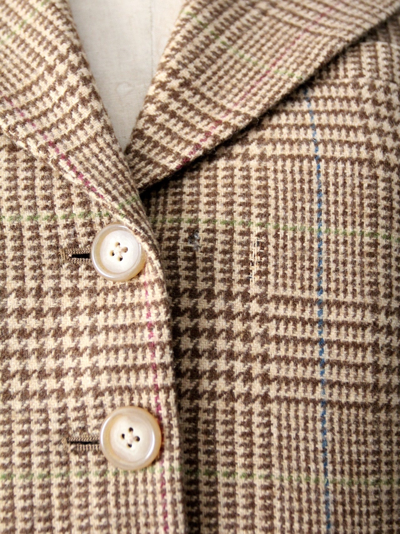 Vintage Lauren Ralph Lauren tweed shoulder bag - Brown/Grey