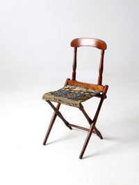 antique Civil War camp chair