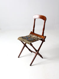 antique Civil War camp chair