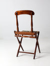 antique Civil War camp chair