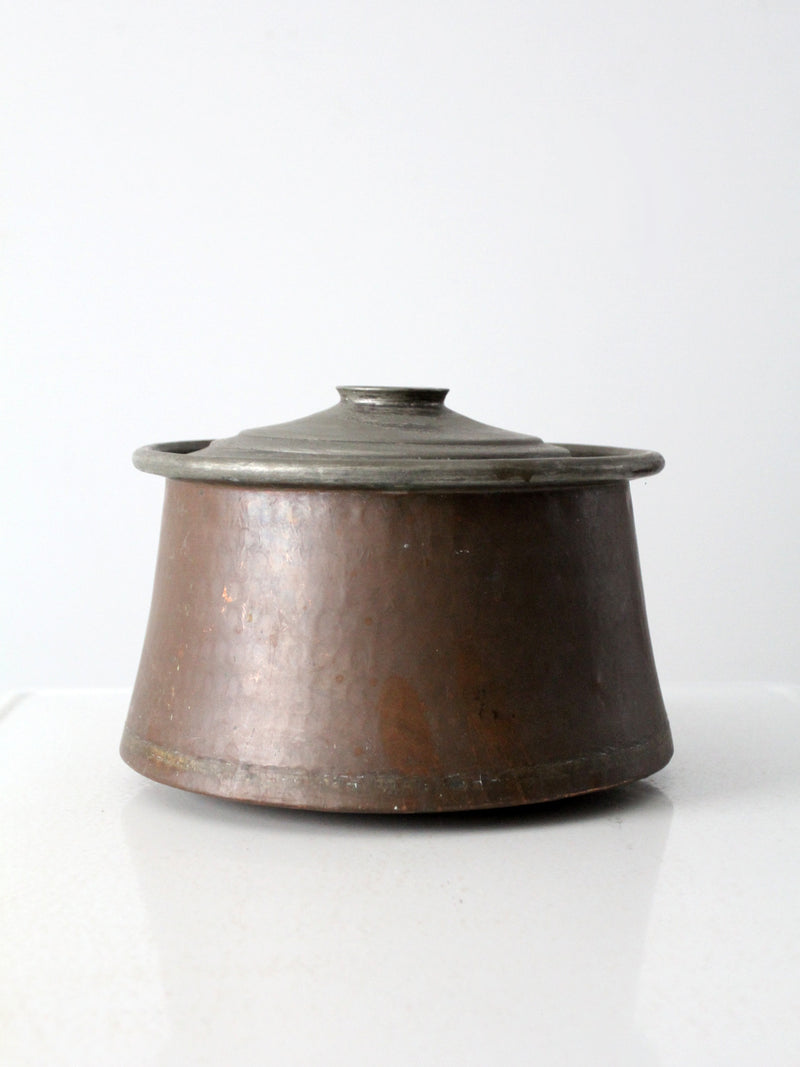 antique copper pot